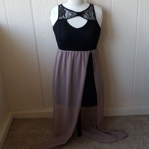 Black Peek-a-Boo Dress